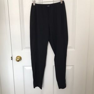Black (slightly) tapered pants
